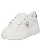 Wit/zilveren Pia sneakers