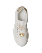 Wit/gouden Pia sneakers