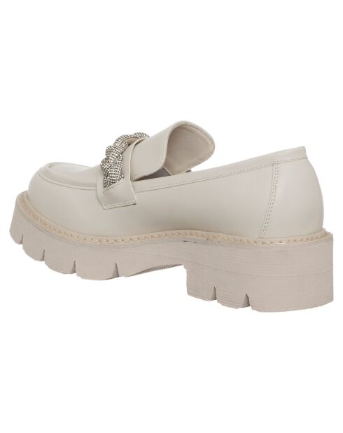 Mocassins Léa blancs