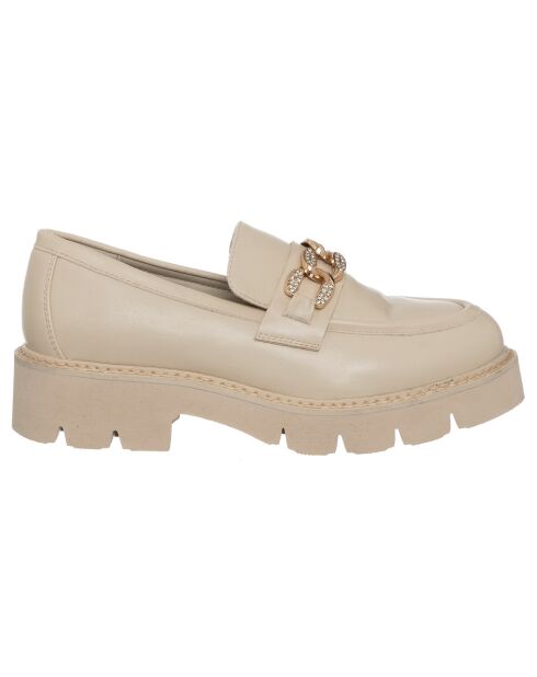 Mocassins Léa beiges