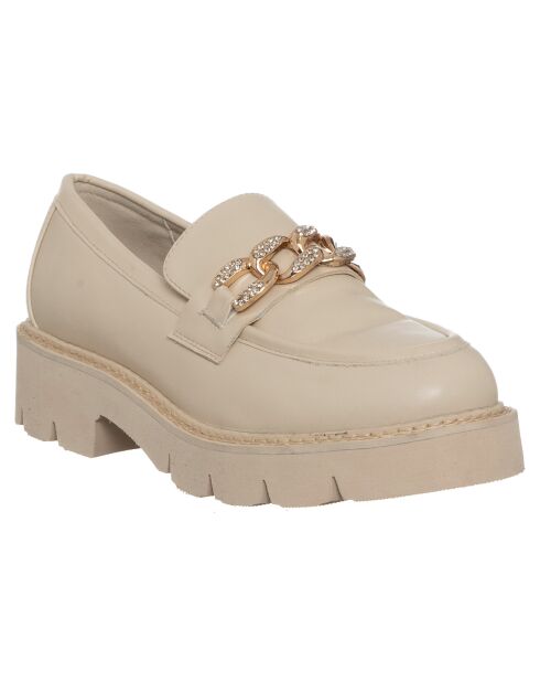 Mocassins Léa beiges
