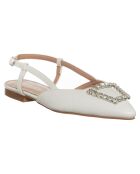 Slingbacks Rym blanches