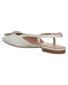 Slingbacks Rym blanches