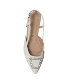 Slingbacks Rym blanches