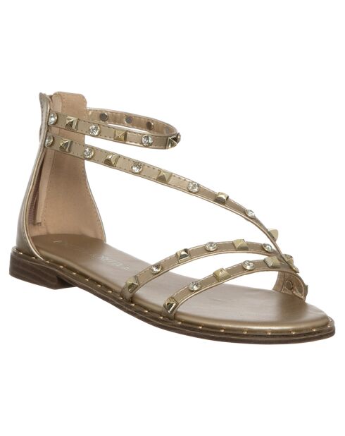 Sandales Béatrice dorées