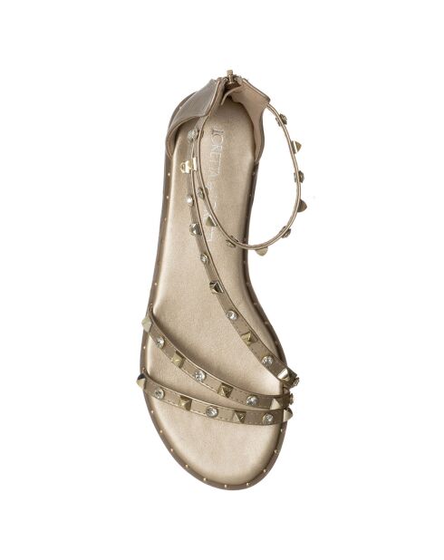 Sandales Béatrice dorées