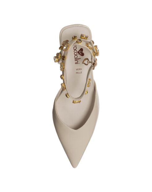 Zapatos blancos Rhea - tacón de 5 cm