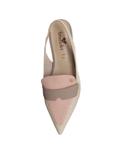 Slingbacks Zoé roses