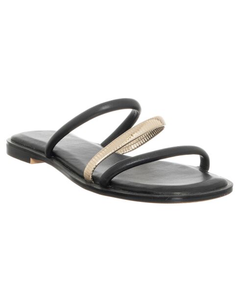 Adelie schwarze Sandalen