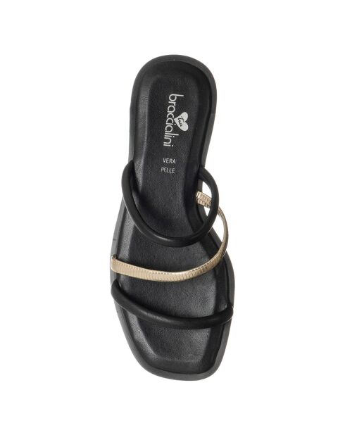 Adelie schwarze Sandalen