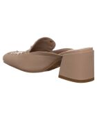 Mules Océane beiges - Talon 5 cm