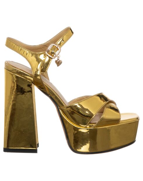 Sandales Marina dorées - Talon 13 cm