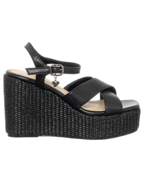 Sandales Jemma noirs - Talon 9 cm