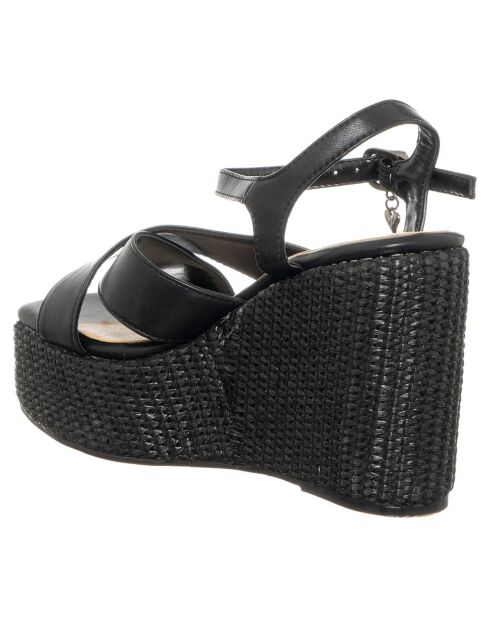 Sandales Jemma noirs - Talon 9 cm