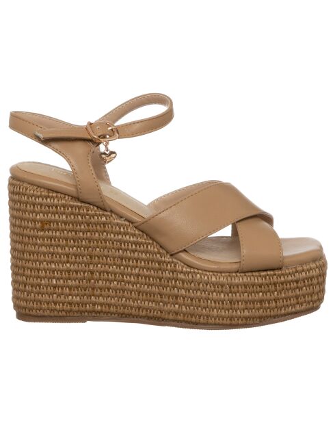 Sandales Zoa marron - Talon 9 cm