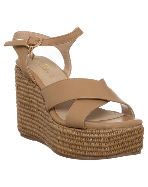 Sandales Zoa marron - Talon 9 cm