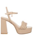 Sandales Maddy beiges - Talon 11 cm