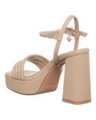 Sandales Maddy beiges - Talon 11 cm