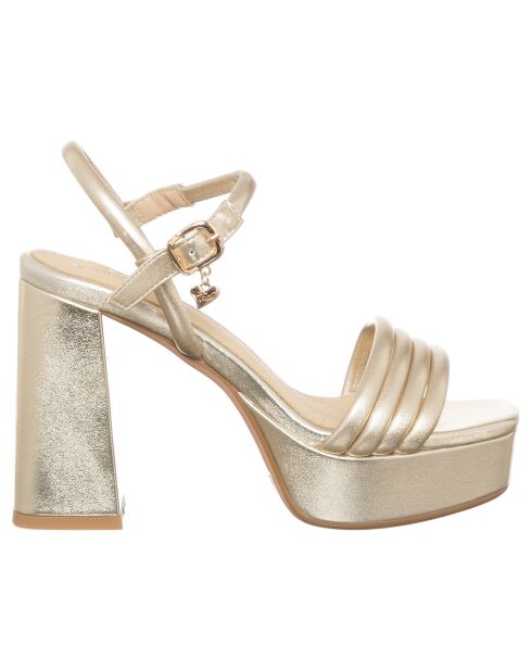 Sandales Maddy dorées - Talon 11 cm
