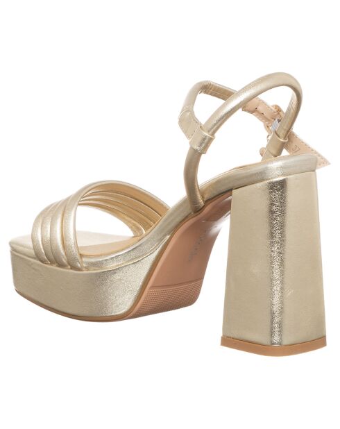 Sandales Maddy dorées - Talon 11 cm
