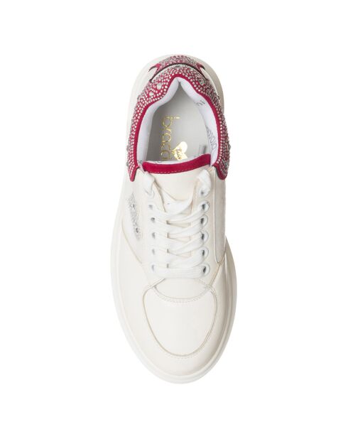 Sneakers Noémie blanc/rose