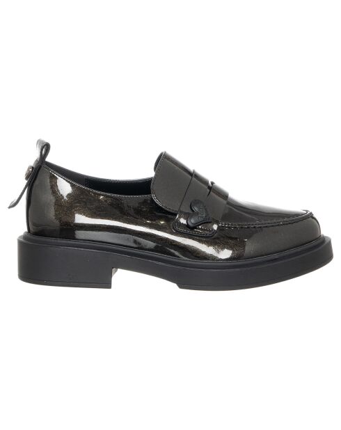 Mocassins Eglantine noir vernis
