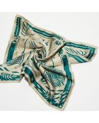 Mini Foulard Univers vert - 54x54 cm