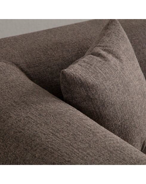 Sofás Gio de 3 plazas marrones - 225x92x75 cm