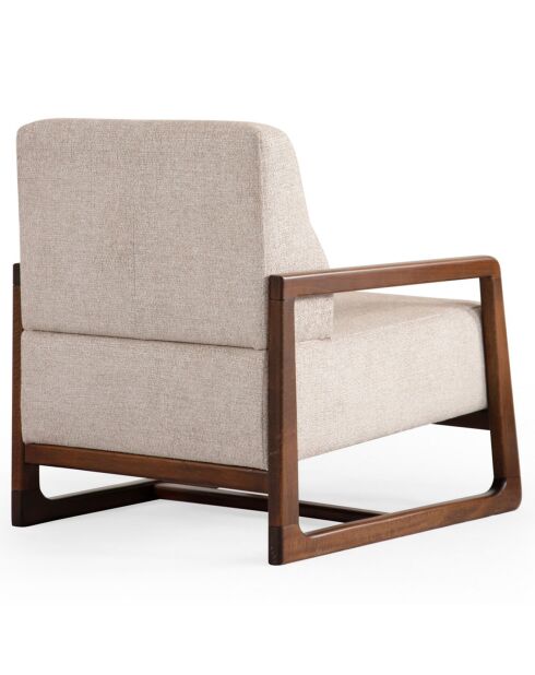 Fauteuil Athena beige - 72x60x81 cm