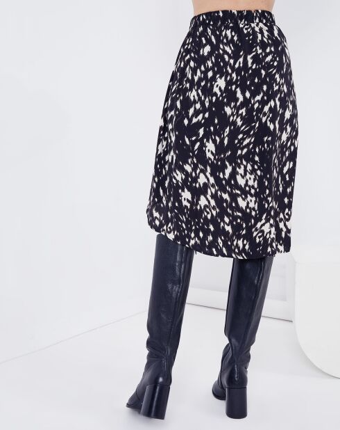 Schwarzer gefleckter Amaryllisrock