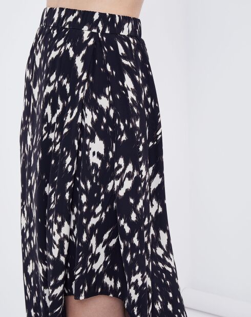 Schwarzer gefleckter Amaryllisrock