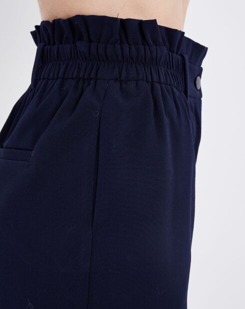 Short Marron marine