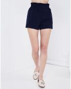 Short Marron marine
