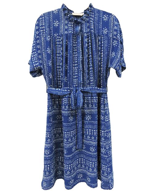 Robe Romy imprimée bleue