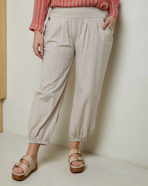 Pantalon Marjolene beige