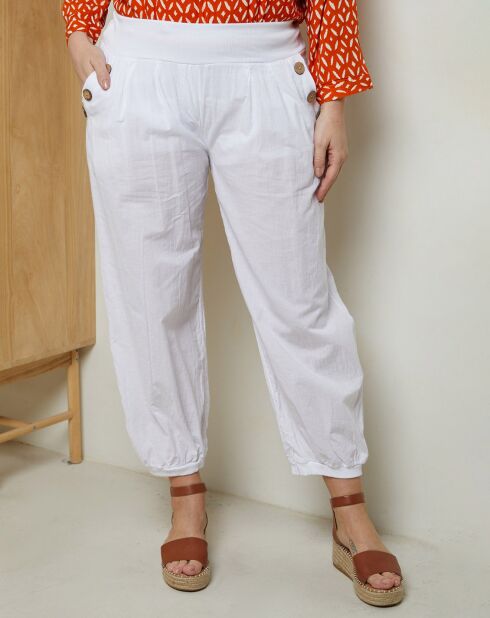 Pantalon Marjolene blanc