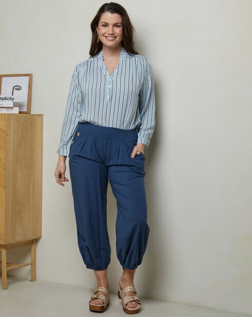 Pantalon Marjolene indigo