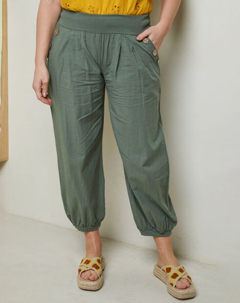 Pantalon Marjolene kaki