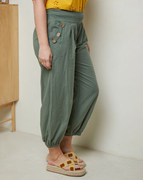 Pantalon Marjolene kaki