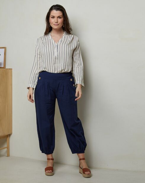 Pantalon Marjolene marine