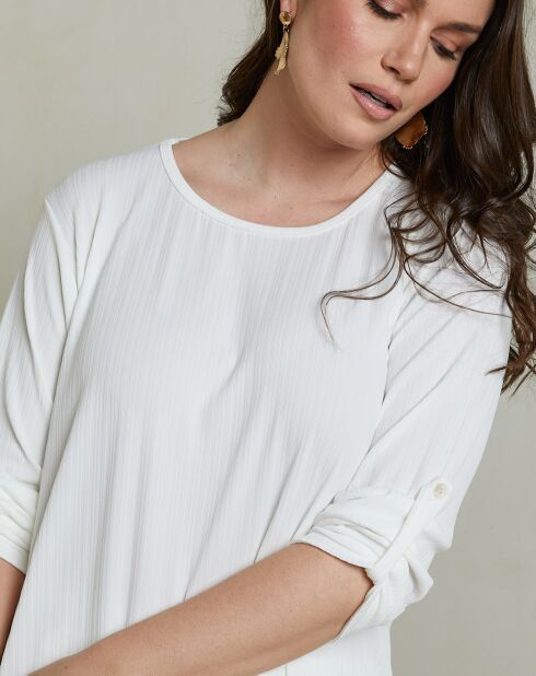 Ensemble Top & Pantalon Celima blanc