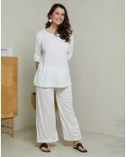 Ensemble Top & Pantalon Celima blanc
