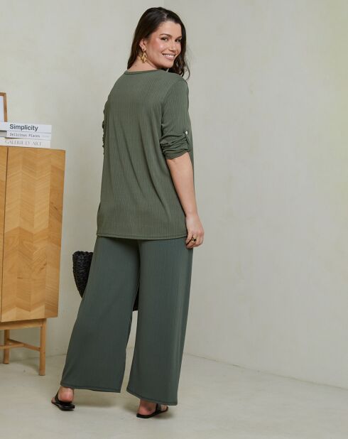 Ensemble Top & Pantalon Celima kaki