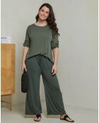 Ensemble Top & Pantalon Celima kaki