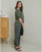 Ensemble Top & Pantalon Celima kaki