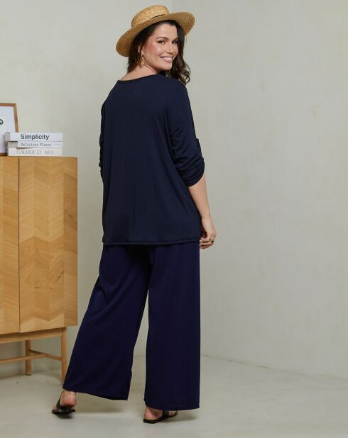 Ensemble Top & Pantalon Celima marine