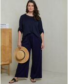 Ensemble Top & Pantalon Celima marine