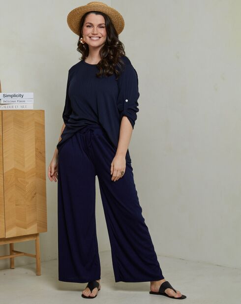 Ensemble Top & Pantalon Celima marine
