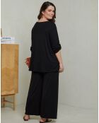 Ensemble Top & Pantalon Celima noir