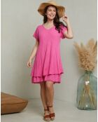 Robe Chrislyne fushia